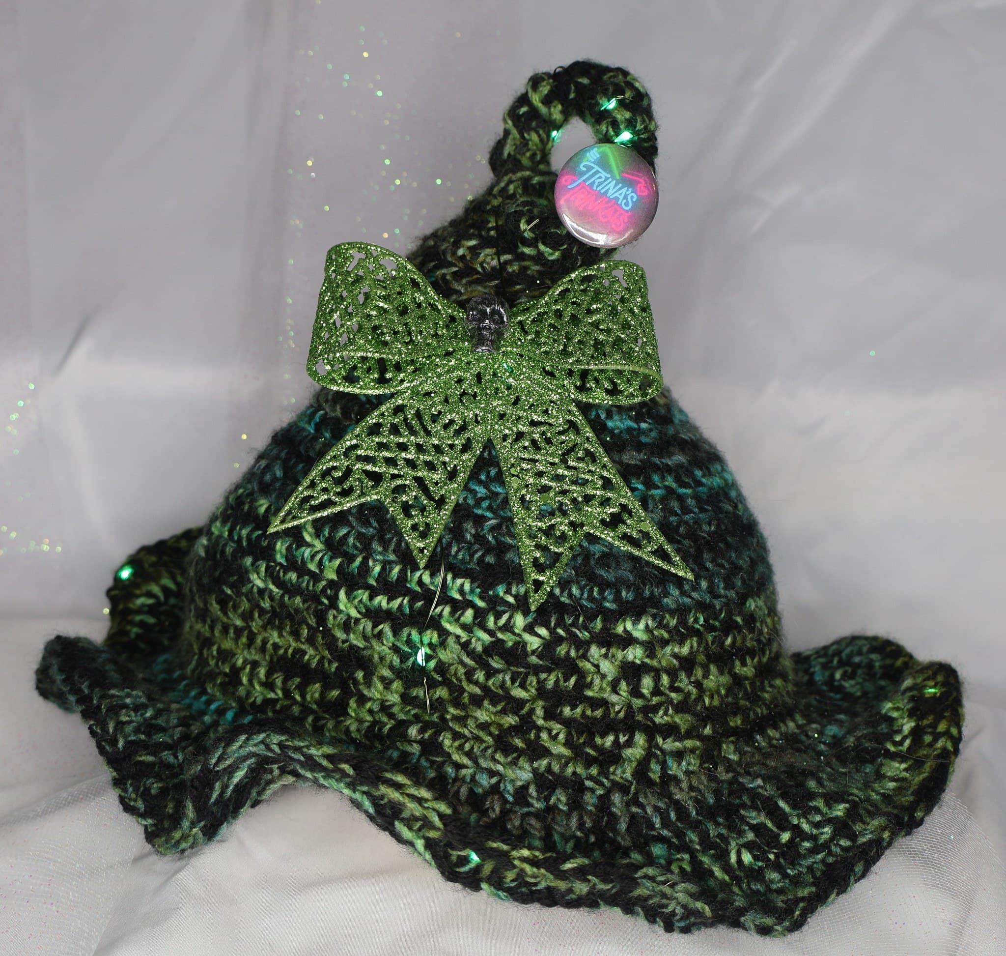 Emerald Hex Witch Hat