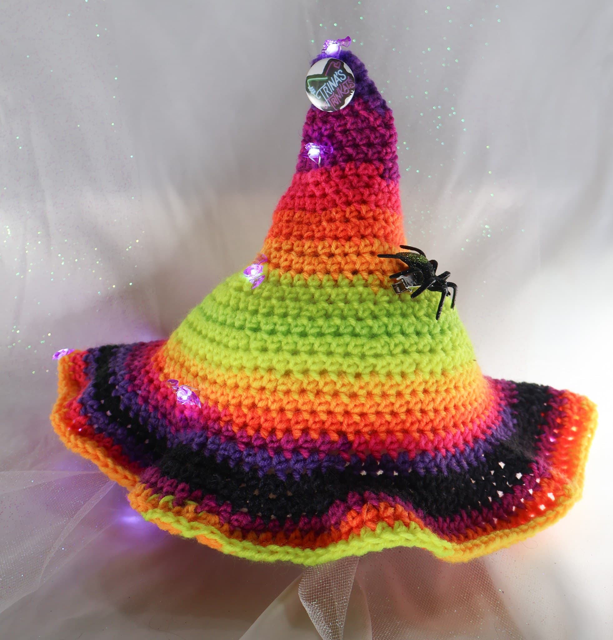 Neon Cauldron Witch Hat