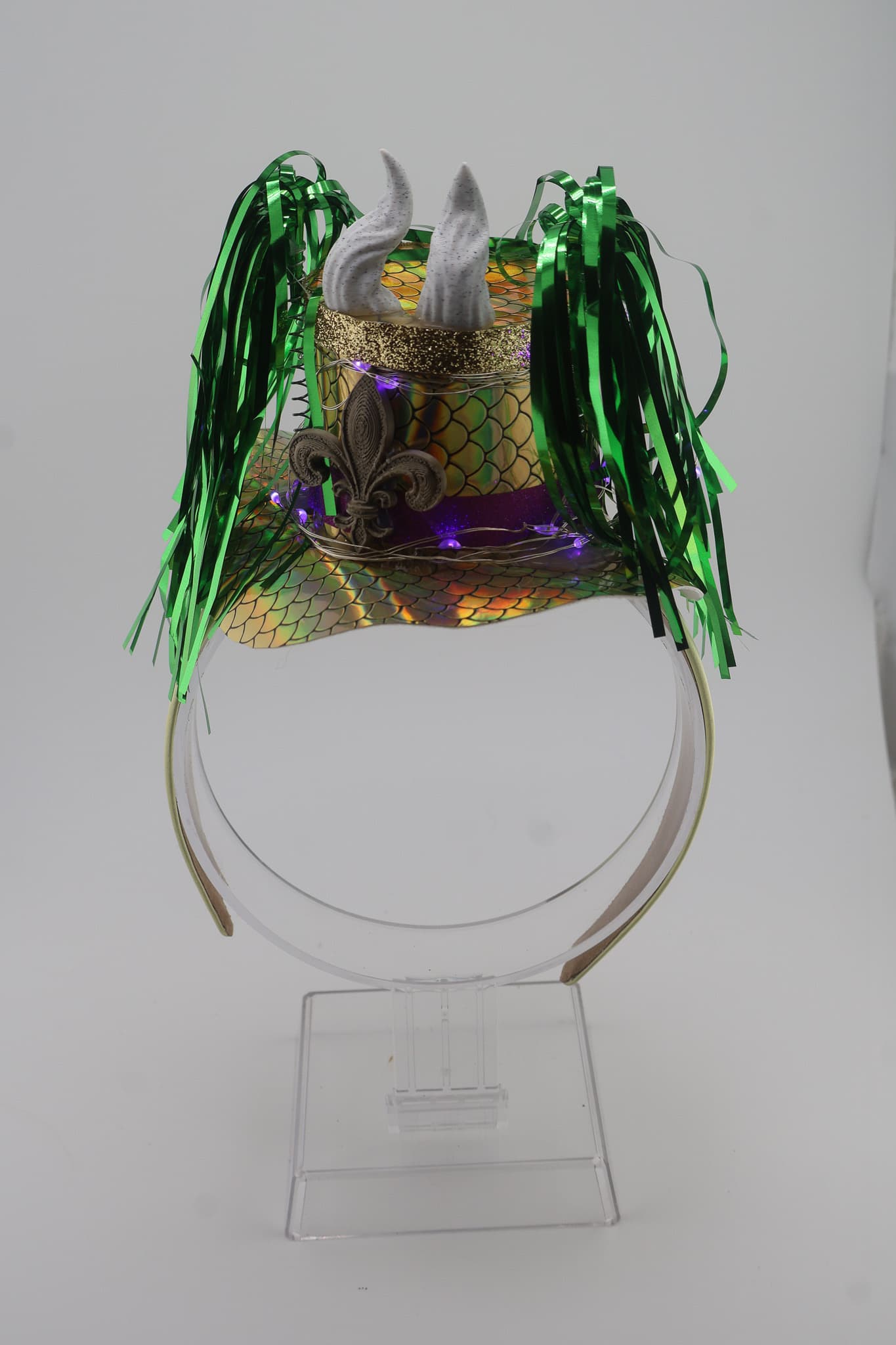 Bayou Dragon Mardi Gras Headband