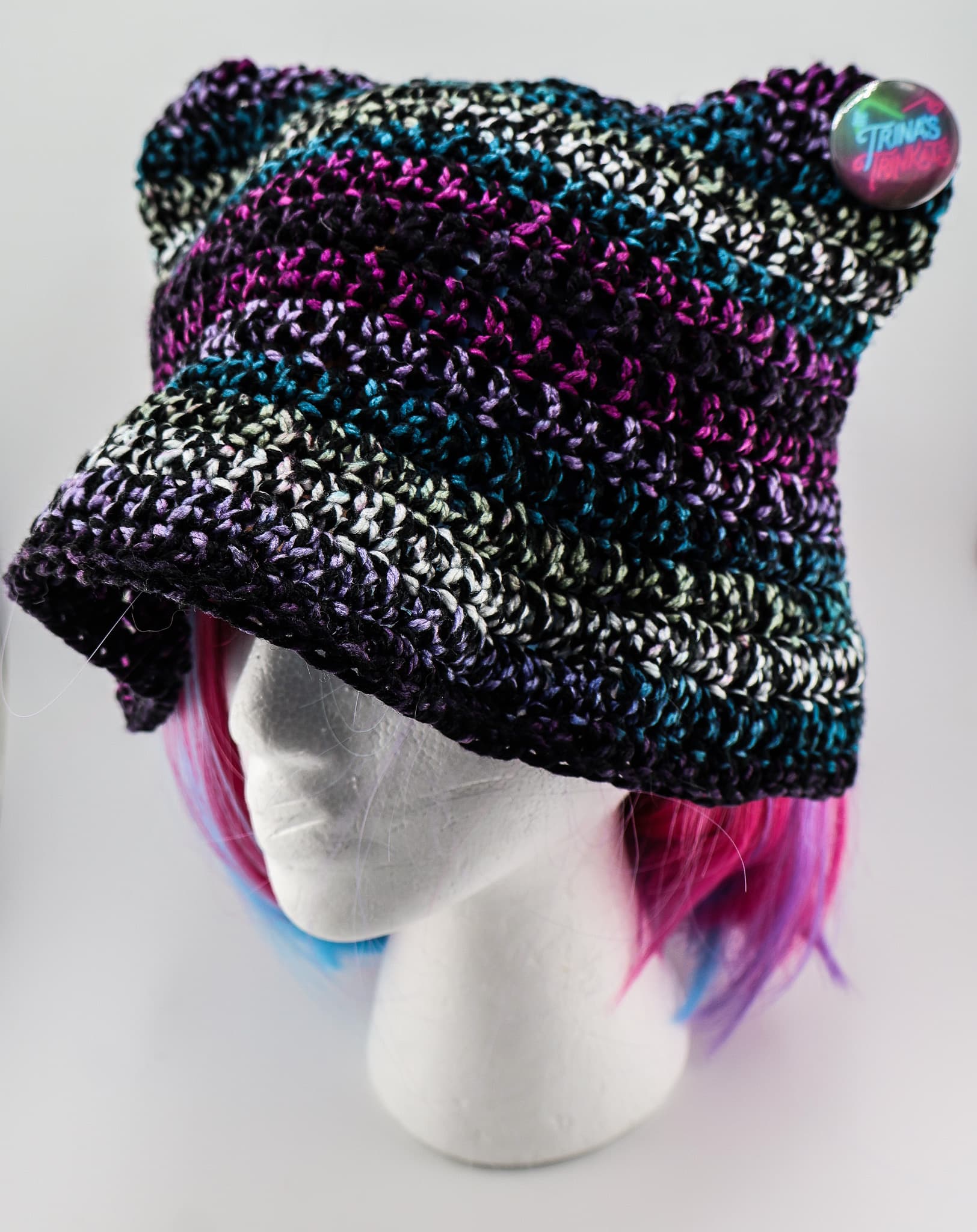 Cosmic Static Kitten Hat